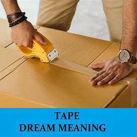 dream about tape