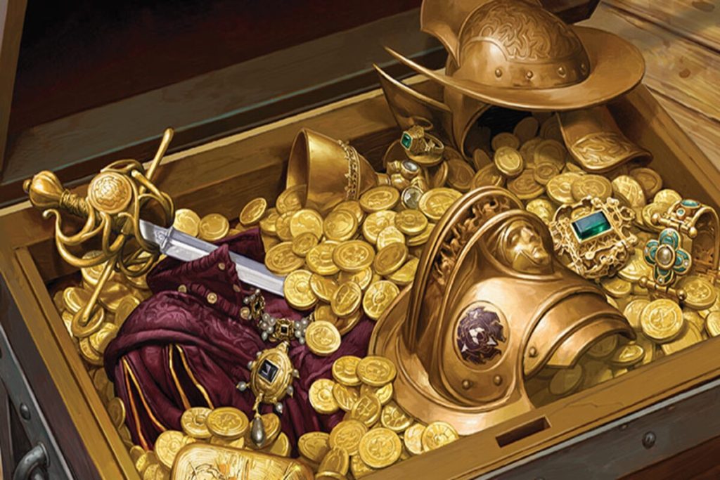 What does it mean to dream about treasure?